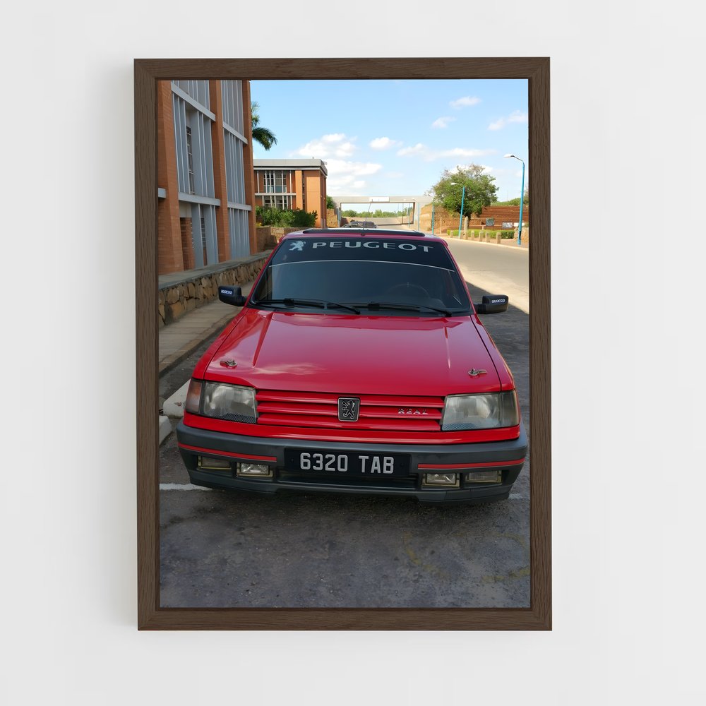 Poster 309 GTI Resplendissant – affiche Peugeot (vue 5)